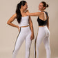 CONTROL legging - TWO LINES / WHITE